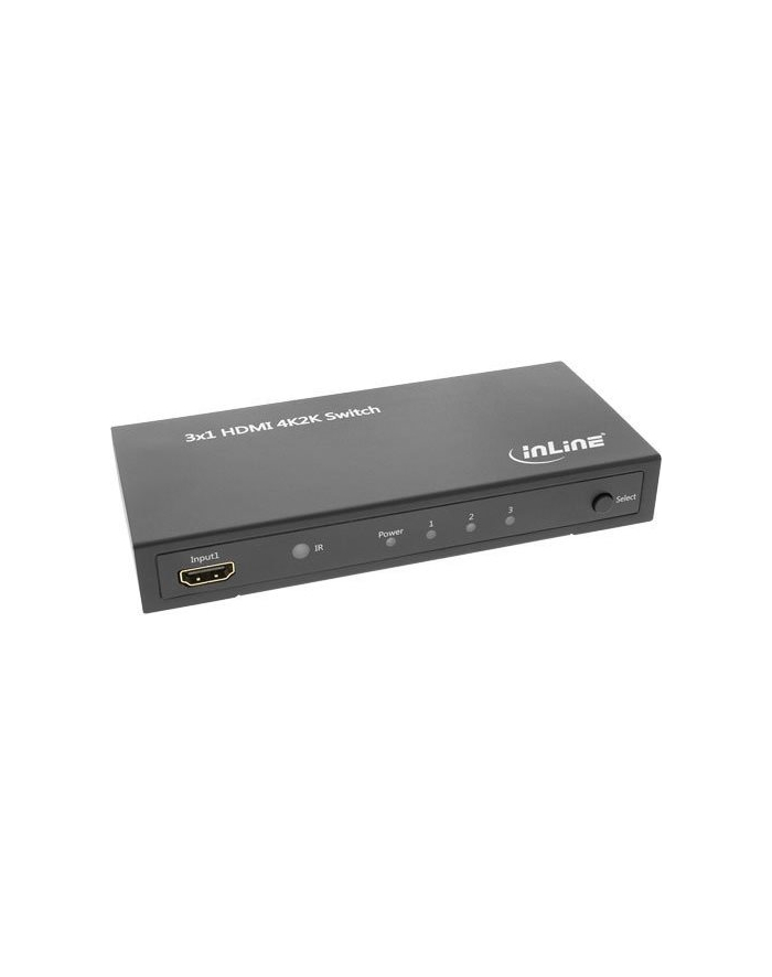 Inline 65014 Przełącznik Hdmi 3 Wejścia Na 1 Wyjście 4K2K 3D Hd Audio główny
