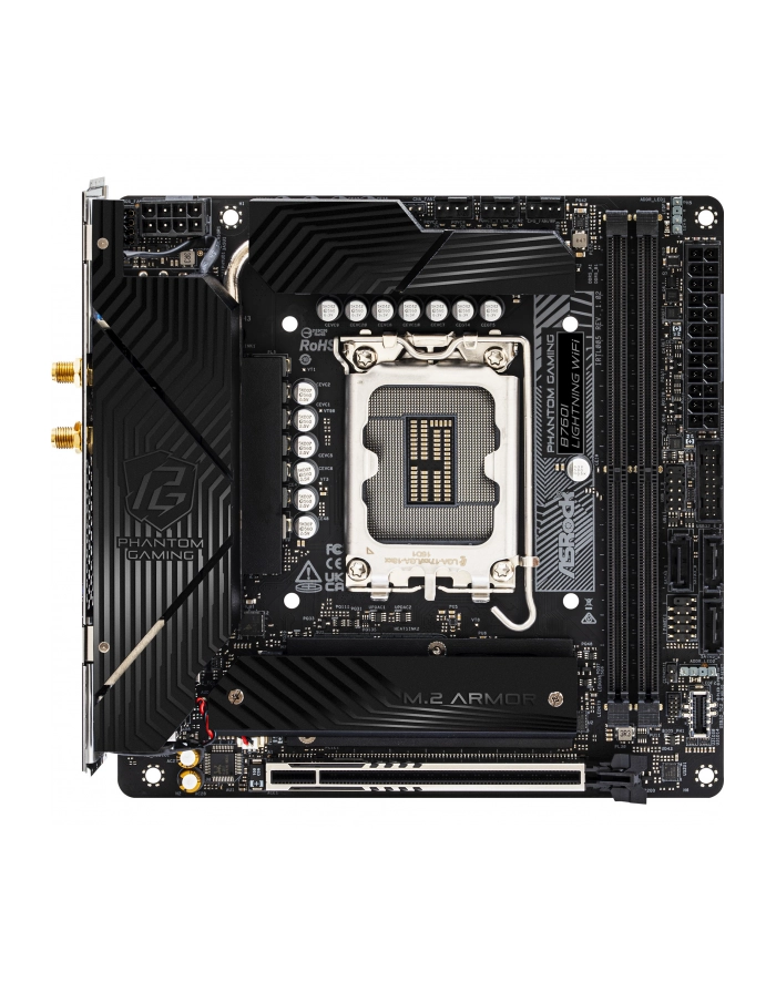 asrock Płyta główna B760I LIGHTNING WIFI s1700  2DDR5 mITX DP/HDMI główny
