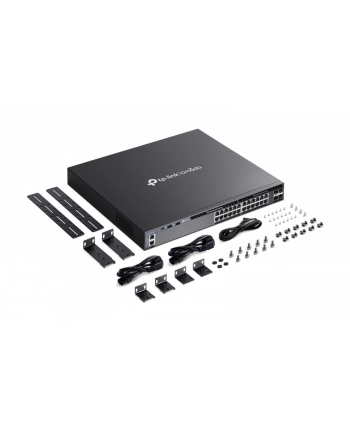 tp-link Przełącznik zarządzalny SG6428X Omada 24-Port Gigabit Stackable L3 Managed      Switch with 4 10GE SFP+ Slots
