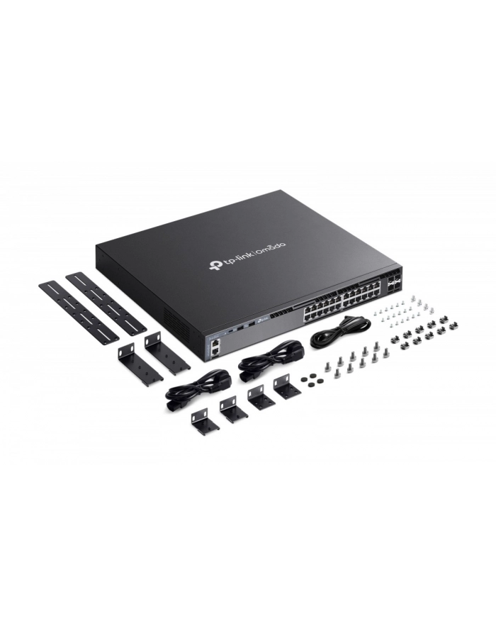 tp-link Przełącznik zarządzalny SG6428X Omada 24-Port Gigabit Stackable L3 Managed      Switch with 4 10GE SFP+ Slots główny