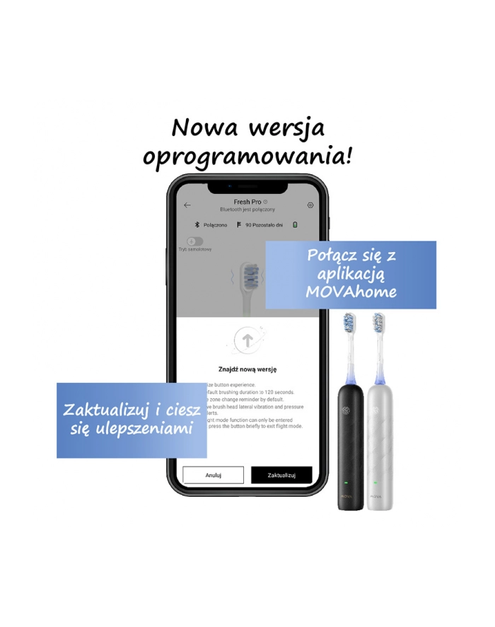 Szczoteczka soniczna Mova by Dreame Fresh Pro Silver (srebrny) główny