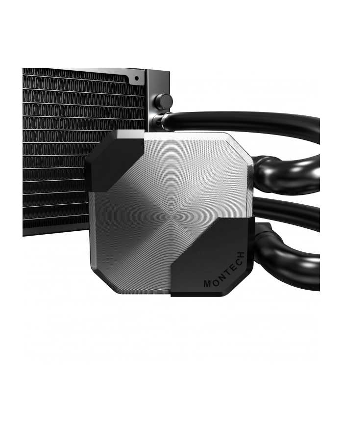 Chłodzenie wodne Montech HyperFlow Silent AiO - 360mm, czarne główny