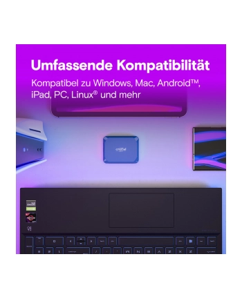 crucial Dysk zewnętrzny SSD X10 1TB USB-C 2100MB/s nr 1
