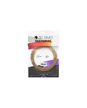 3D SIMO FILAMENT DO DRUKAREK 3D   3DSIMO WOOD HOLZ BRAUN   1.75 MM DREWNO 40 G