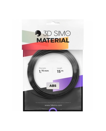 3Dsimo Filament ABS 3x5m Pomarańczowy Czarny Biały G3D3009