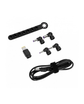 targus Zestaw akcesoriów Legacy Power 90 W (kabel DC do końcówki + 5 końcówek + drążek do przechowywania) - 1,8 m nr 2
