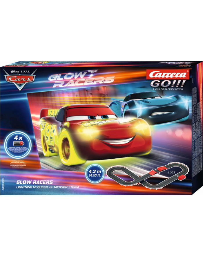 Carrera Go 20063521 Disney Pixar Cars Glow Racers 4,3M główny