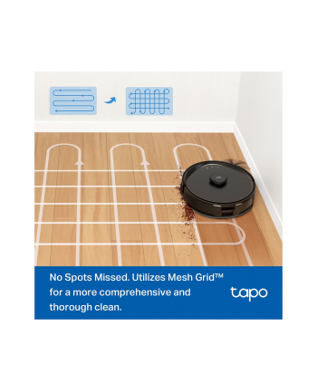 tp-link Robot odkurzający i mopujący + Automatycznie opróżniająca stacja dokująca LiDAR + IMU Dual Navigation, Vacuum ' Mop 2-in-1, 5300Pa, 3L Auto-Empty Dock