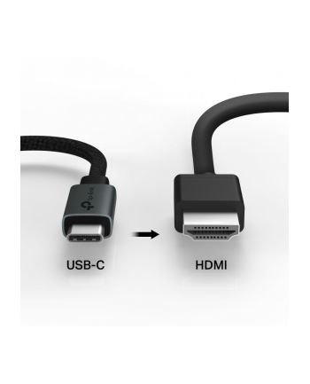 tp-link Adapter USB Type-C to HDMI                             SPEC: 1 × USB-C Connector,1 × HDMI 4K 60Hz Port                               FEATURE