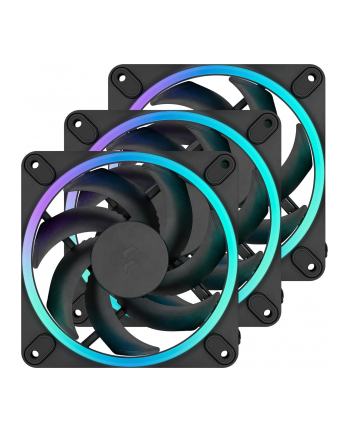 fractal design Wentylatory Momentum 12 RGB Black 120mm 3pack