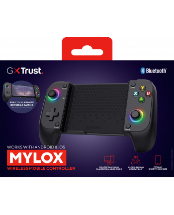 trust Kontroler bezprzewodowy GXT 735 Mylox System Android iOS czarny