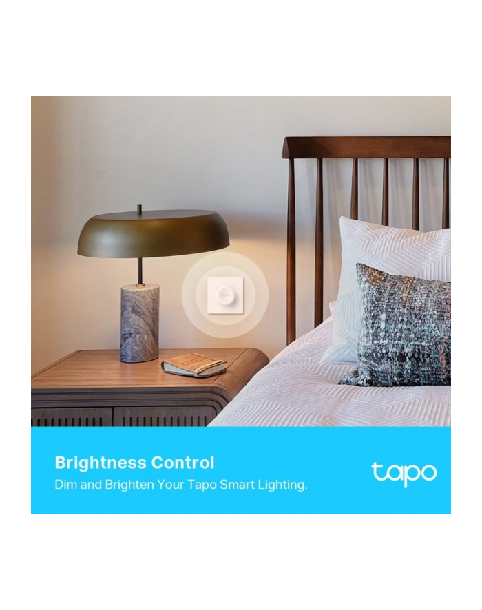tp-link Przycisk Smart z możliwością ściemniania                           SPEC: 868 MHz, battery powered(1*CR2032), EU/UK wall plate główny