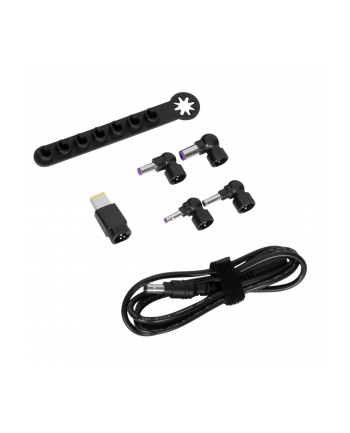 targus Zestaw akcesoriów Legacy Power 90 W (kabel DC do końcówki + 5 końcówek + drążek do przechowywania) - 1,8 m