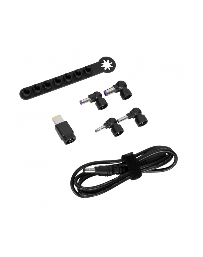 targus Zestaw akcesoriów Legacy Power 90 W (kabel DC do końcówki + 5 końcówek + drążek do przechowywania) - 1,8 m główny