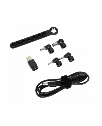 targus Zestaw akcesoriów Legacy Power 90 W (kabel DC do końcówki + 5 końcówek + drążek do przechowywania) - 1,8 m