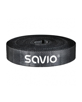 savio Organizer na kable, Taśma, Rzep, 14mm szerokości, 10m OC-07