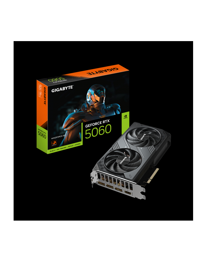gigabyte Karta graficzna GeForce RTX 5060 WINDFORCE 8G GDDR7 3DP/HDMI główny