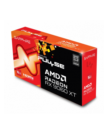 sapphire technology Karta graficzna Radeon RX 9060 XT PULSE 16GB GDDR6 128bit DP/2HDMI