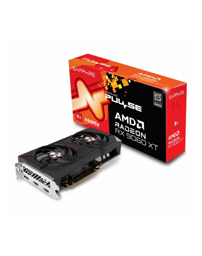 sapphire technology Karta graficzna Radeon RX 9060 XT PULSE 8GB GDDR6 128bit DP/2HDMI główny