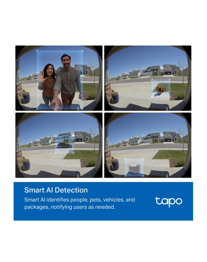 tp-link Wideodzwonek                                   1 × Tapo D235, 1 × Tapo D100C       2K 5MP główny