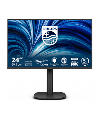 philips Monitor 24B2U3301 23.8 cala IPS 120Hz HDMI DP RJ45 USB-C Pivot Głośniki nr 1