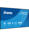 iiyama Monitor 75 '' LH7575UHS-B2AG,24/7,IPS,ANDROID.11,4K,  WiFi,         iiSignage2, FailOver, EShare, 24/7, full daisy chain - nr 16