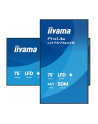 iiyama Monitor 75 '' LH7575UHS-B2AG,24/7,IPS,ANDROID.11,4K,  WiFi,         iiSignage2, FailOver, EShare, 24/7, full daisy chain - nr 31