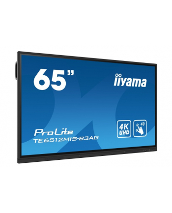 iiyama Monitor 65 '' TE6512MIS-B4AG  40pkt,IPS,4K,24/7,7H, ANDROID 14, RK3576, 8/128GB, EDLA, Essential
