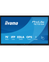 iiyama Monitor 75 '' TE7515A-B1AG IPS,4K,40pkt,550cd,DeepContrast-IR+,    HDMI x2,DP,USB-C, 2 x 20W, OPS Slot x1, 5xUSB, 2xRJ45,8-Array,EDLA, WiFi,PiP, iiW - nr 1