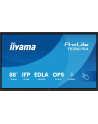 iiyama Monitor 86 '' TE8615A-B1AG IPS,4K,40pkt,550cd,DeepContrast-IR+,    HDMI x2,DP,USB-C, 2 x 20W, OPS Slot x1, 5xUSB, 2xRJ45,8-Array,EDLA, WiFi,PiP, iiW - nr 16