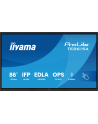 iiyama Monitor 86 '' TE8615A-B1AG IPS,4K,40pkt,550cd,DeepContrast-IR+,    HDMI x2,DP,USB-C, 2 x 20W, OPS Slot x1, 5xUSB, 2xRJ45,8-Array,EDLA, WiFi,PiP, iiW - nr 1