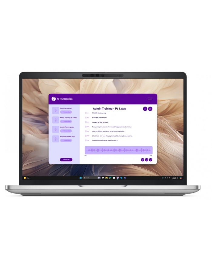 Laptop Dell Pro 13 Plus PB13250 W11P Ultra 7 266V/16GB/512GB/13.3 FHD+/Arc/FgrPr'SmtCd/FHD/IRCam/Mic/WLAN only+BT/BcklKb/3C/vPro/3YPS Silver główny