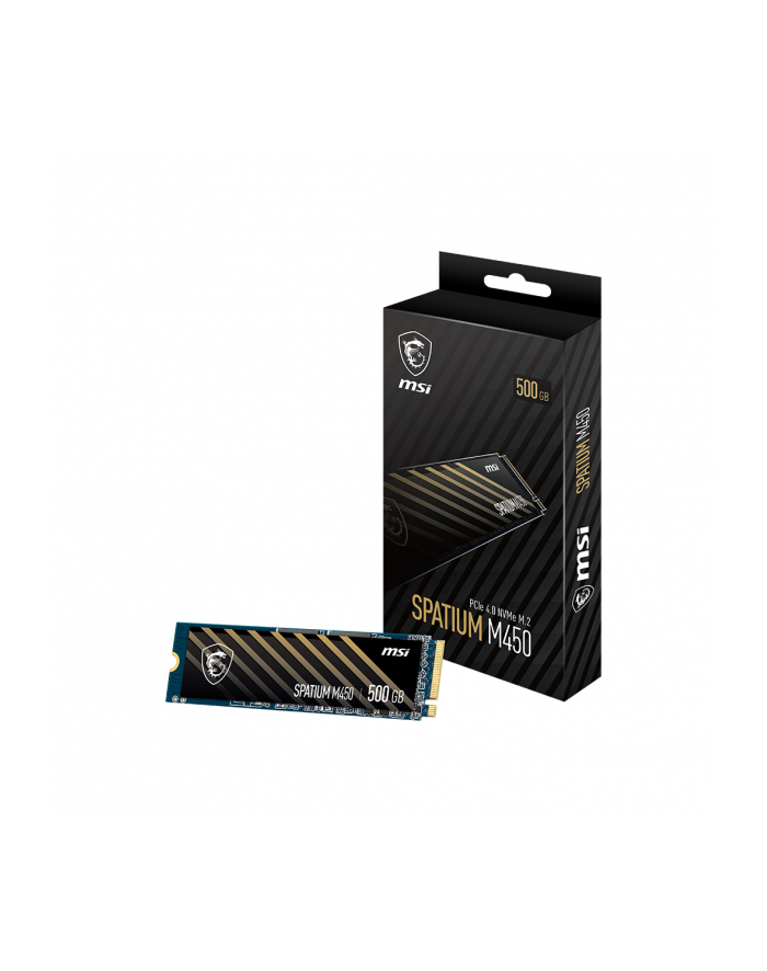 msi Dysk SSD SPATIUM M450 500GB M.2 PCIe 4.0 3600/2300MB/s główny