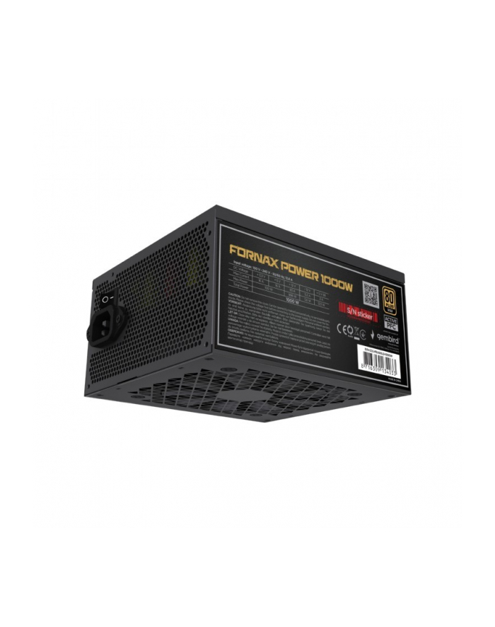 gembird Zasilacz komputerowy Fornax Power 1000W aktywny PFC wentylator 12 cm 80+Gold główny