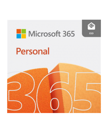 Microsoft 365 Personal 1Y 1U Win/Mac 32/64bit AllLng DwnLd EuroZone EP2-32306 (zastępuje P/N QQ2-00012)