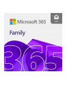 Microsoft 365 Family 1Y 6U Win/Mac 32/64bit AllLng DwnLd EuroZone EP2-36894 (zastępuje P/N 6GQ-00092) - nr 2
