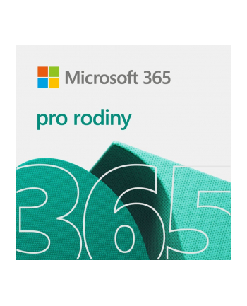 Microsoft 365 Family 1Y 6U Win/Mac 32/64bit AllLng DwnLd EuroZone EP2-36894 (zastępuje P/N 6GQ-00092)
