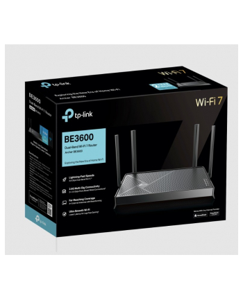 tp-link Router BE3600 DualBand Wi-Fi 7                           SPEED: 688 Mbps at 2.4 GHz + 2882 Mbps at 5 GHz                               SPEC: 4