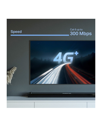 tp-link Brama sieciowa 4G+ AX1500 WholeHome Mesh Wi-Fi 6 Router                SPEED: 300 Mbps at 2.4 GHz + 1201 Mbps at 5 GHz, , 4G+ Cat6 300/50 Mbps