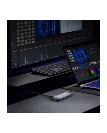 tp-link Hub USB Type-C  6-Port                                   SPEC: 1 × USB-C Connector,1 × HDMI 4K 60Hz Port,1 × USB-C PD 100W Port,1 × RJ45 FEATURE