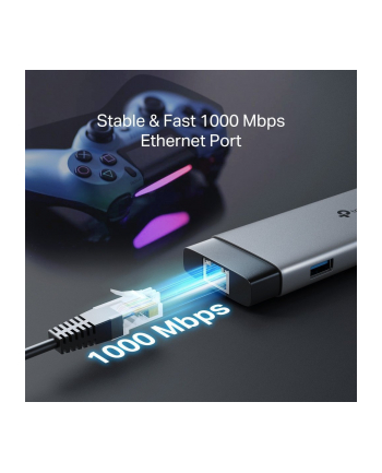tp-link Hub     USB Type-C 9-Port                               SPEC: 1 × USB-C Connector,1 × HDMI 4K 60Hz Port,1 × USB-C PD 100W Port,       1 × SD