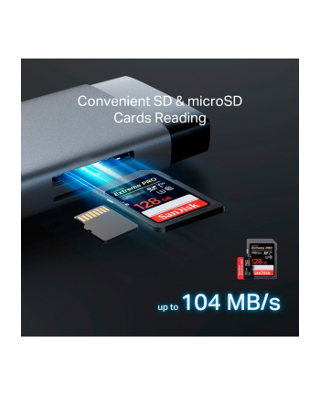 tp-link Hub     USB Type-C 9-Port                               SPEC: 1 × USB-C Connector,1 × HDMI 4K 60Hz Port,1 × USB-C PD 100W Port,       1 × SD nr 2