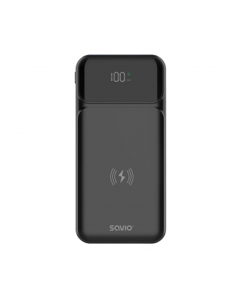 savio Powerbank bezprzewodowy 10000 mAh, BA-09