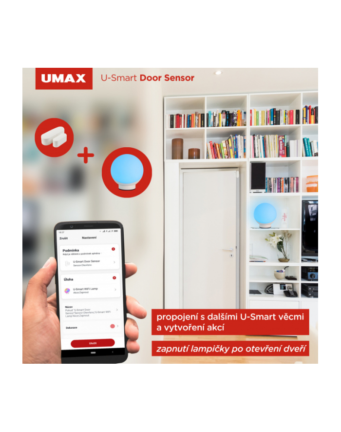 Umax Usmart Wifi Czujnik Drzwi główny