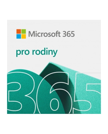 Microsoft 365 Family 1Y 6U Win/Mac 32/64bit AllLng DwnLd EuroZone EP2-36894 (zastępuje P/N 6GQ-00092) nr 2