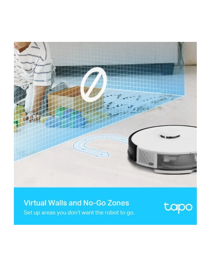 tp-link Robot odkurzający i mopujący z czujnikiem LiDAR  SPEC: LiDAR + Gyro Navigation, Vacuum ' Mop 2-in-1, 4200Pa, 5000mAh Battery główny