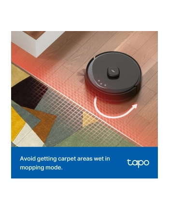 tp-link Robot odkurzający i mopujący + Automatycznie opróżniająca stacja dokująca LiDAR + IMU Dual Navigation, Vacuum ' Mop 2-in-1, 5300Pa, 3L Auto-Empty Dock