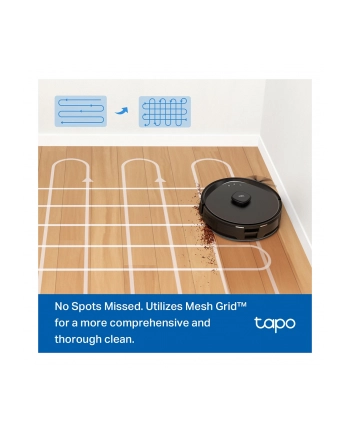 tp-link Robot odkurzający i mopujący + Automatycznie opróżniająca stacja dokująca LiDAR + IMU Dual Navigation, Vacuum ' Mop 2-in-1, 5300Pa, 3L Auto-Empty Dock