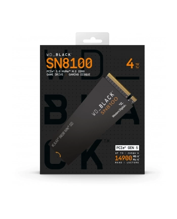 western digital WD Black 4TB SN8100 PCIe 5.0x4 NVMe M.2 SSD nr 1