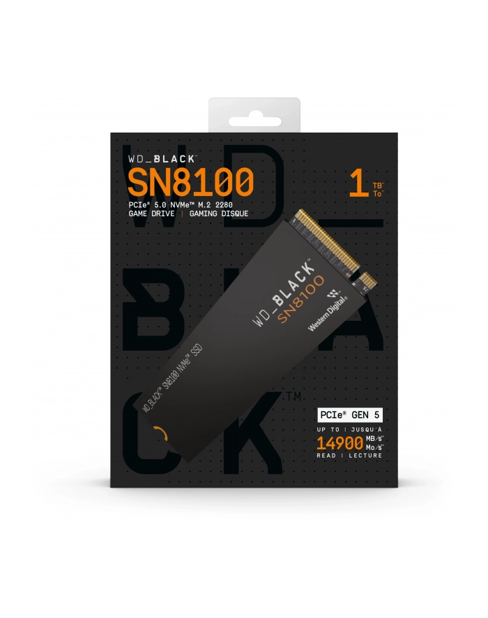 western digital WD Black 1TB SN8100 PCIe 5.0x4 NVMe M.2 SSD główny